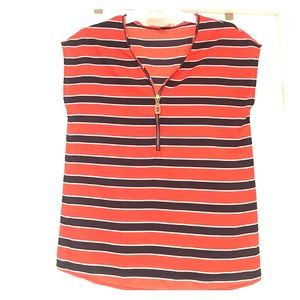 Michael Kors zip up top